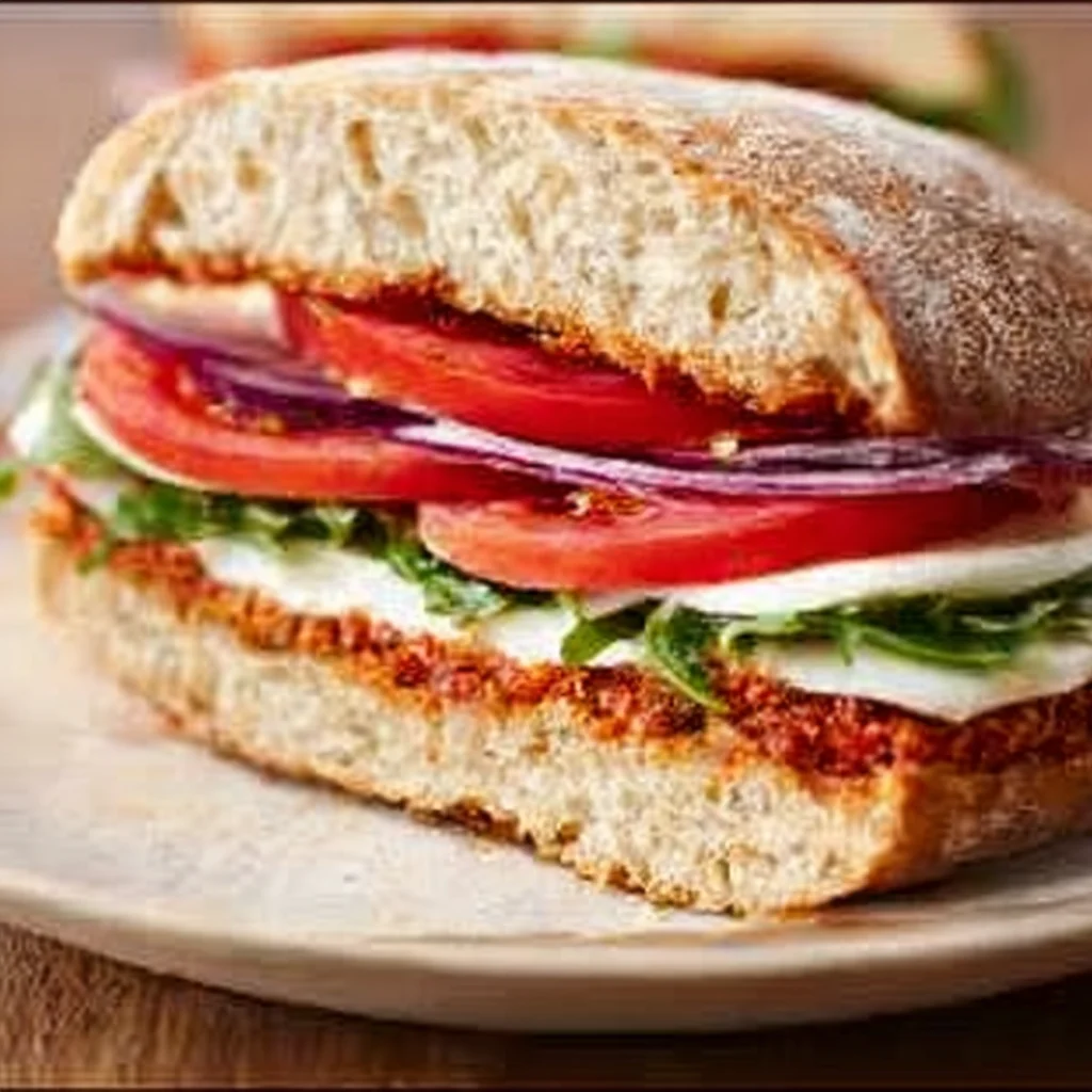 High-Protein Tomato, Mozzarella & Sandwich 4 Mozzarella Tomato Sandwich – Fresh, Simple & Irresistible Every Time