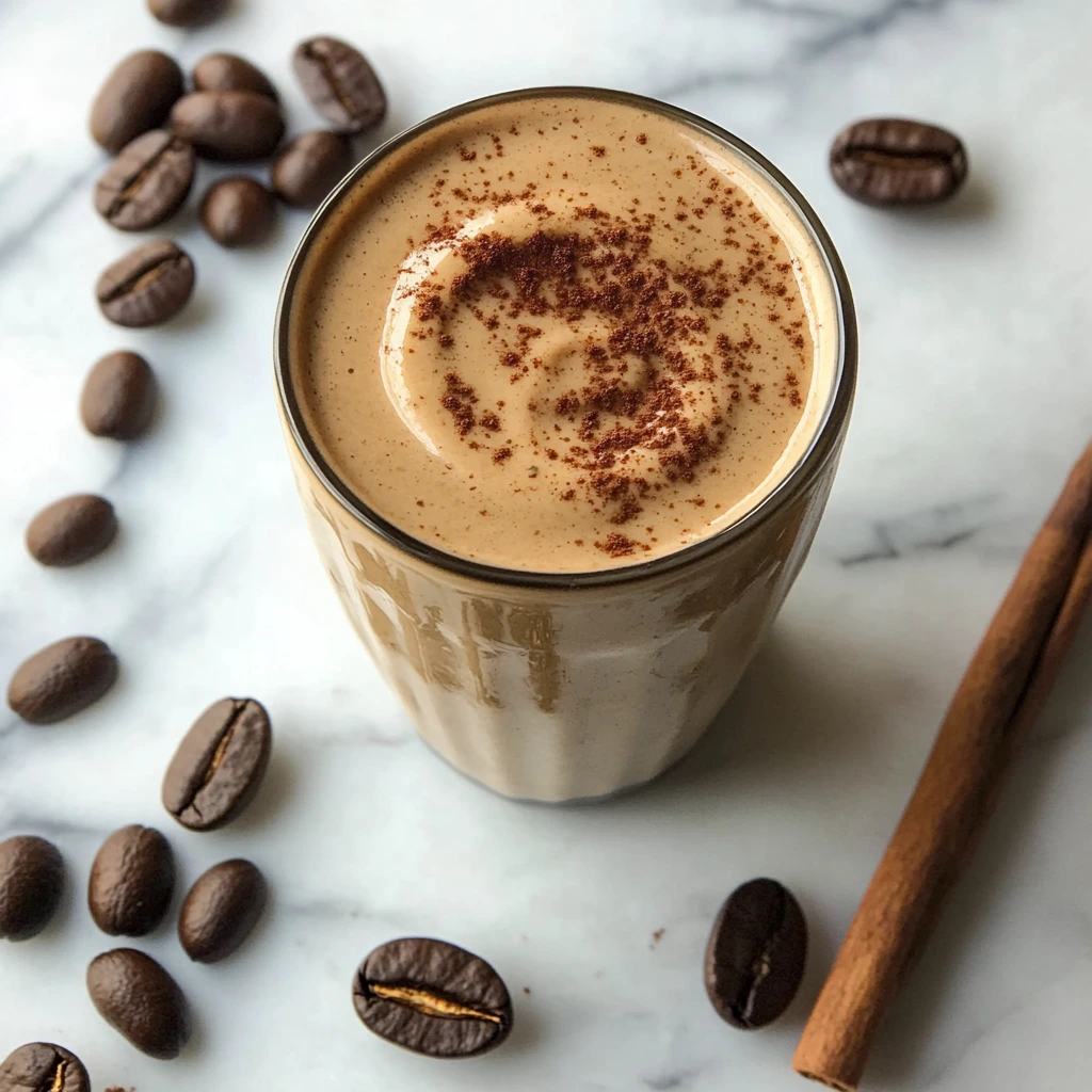 Tahini in Coffee: The Best Creamy Twist for a Healthier Cup 6 Creamy tahini in coffee topped with cinnamon and coffee beans in a ceramic cup