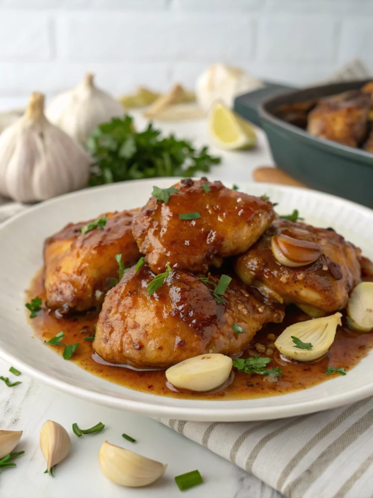 Slow Cooker Honey Garlic Chicken 1 Slow Cooker Honey Garlic Chicken