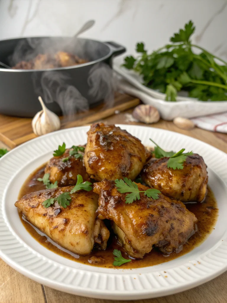 Slow Cooker Brown Sugar Garlic Chicken 1 Slow Cooker Brown Sugar Garlic Chicken