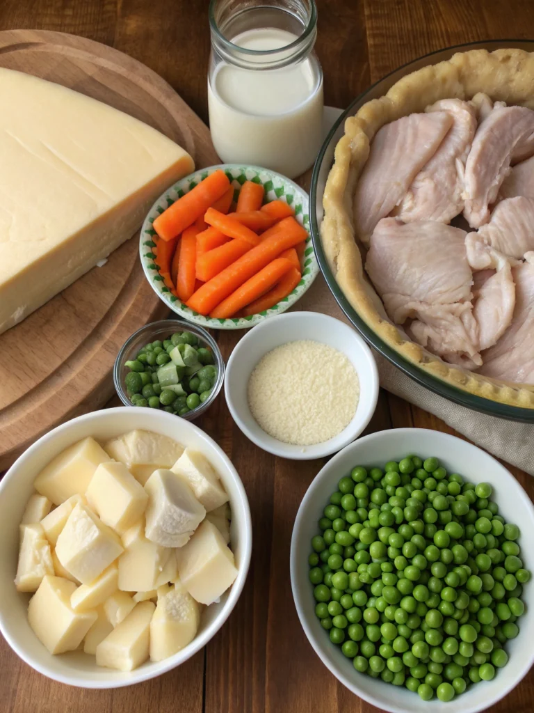 Deliciously Simple Crockpot Chicken Pot Pie for a Cozy Dinner 2 Crockpot Chicken Pot Pie ingredients