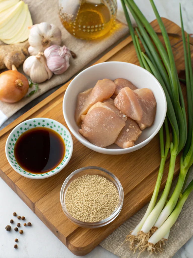 Slow Cooker Honey Garlic Chicken 2 Slow Cooker Honey Garlic Chicken ingredients