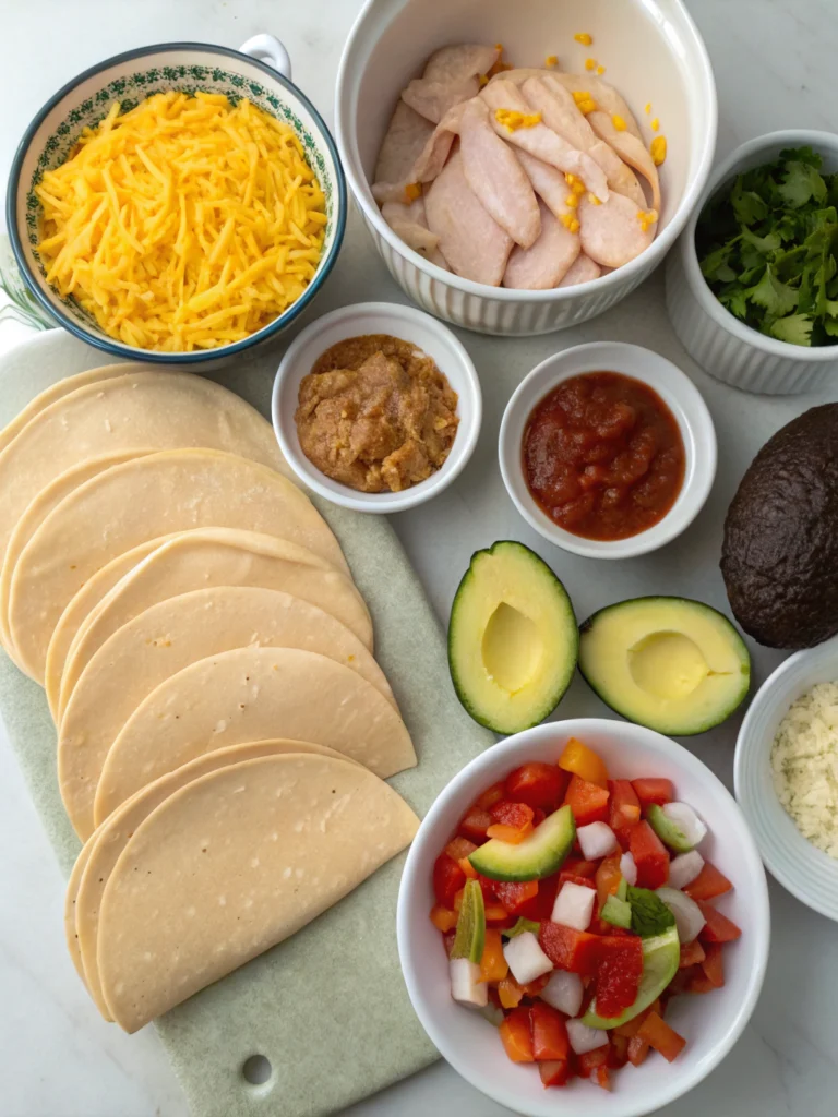 Healthy Crockpot Chicken Tacos 2 Crockpot Chicken Tacos ingredients