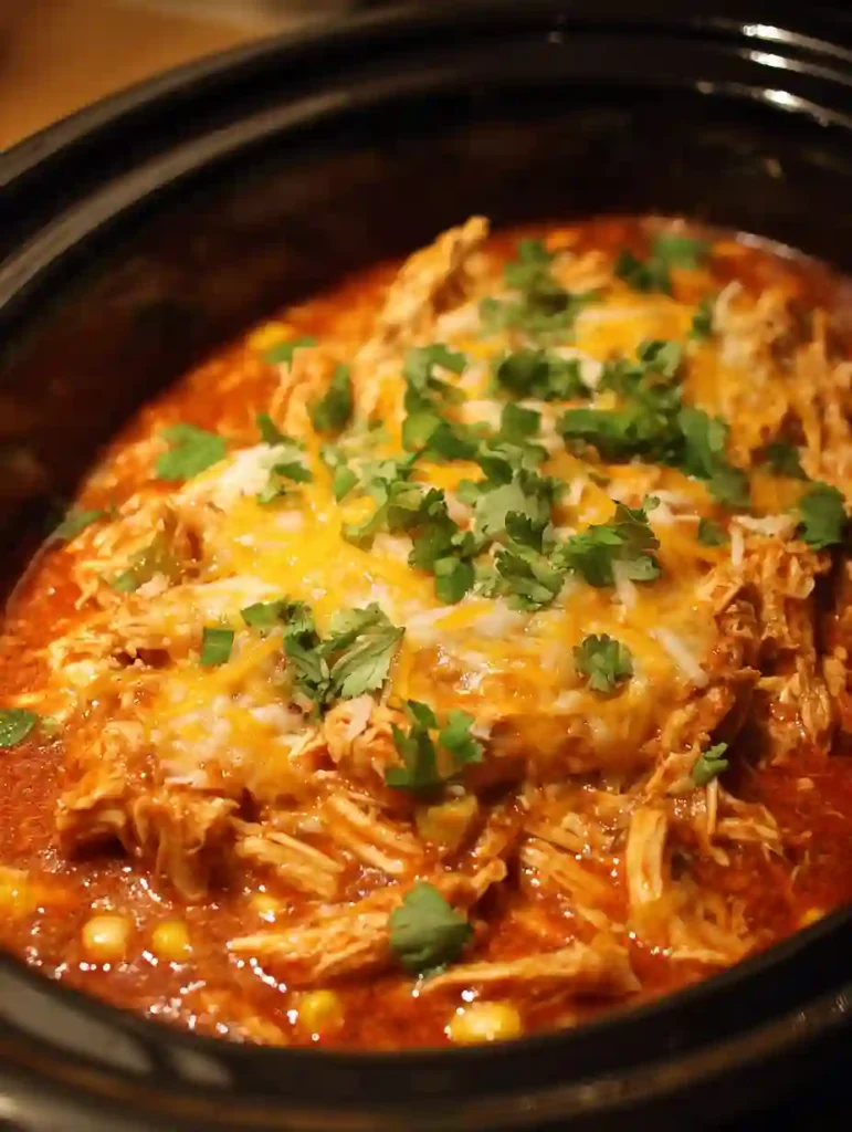 Chicken Enchilada Crock Pot Meal 1 Chicken Enchilada Crock Pot