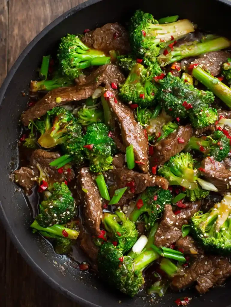 Chinese Beef and Broccoli (One Pan Take-Out) 1 Chinese Beef and Broccoli