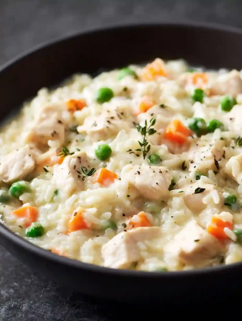 Creamy Chicken and Rice – A Comforting Dinner Idea Easy Rice Recipe for Busy Nights! 3 Creamy Chicken and Rice