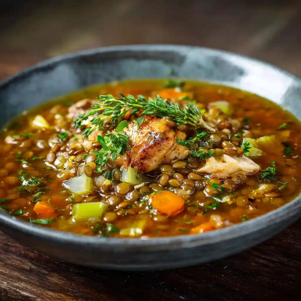 Chicken and Lentil Soup: The Ultimate Comfort Bowl That Heals & Satisfies 3 Chicken & Lentil Soup