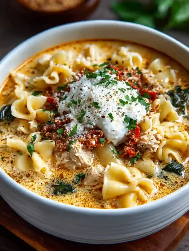White Lasagna Soup – Creamy Comfort in Every Spoonful 1 White Lasagna Soup