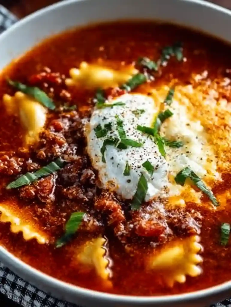 Lasagna Soup Recipe – Cozy, Cheesy, and Full of Flavor 1 Lasagna Soup Recipe