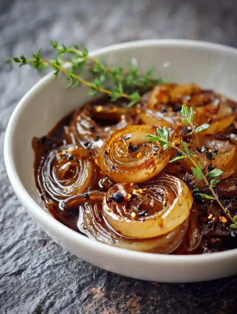 Balsamic Caramelized Onions Recipe