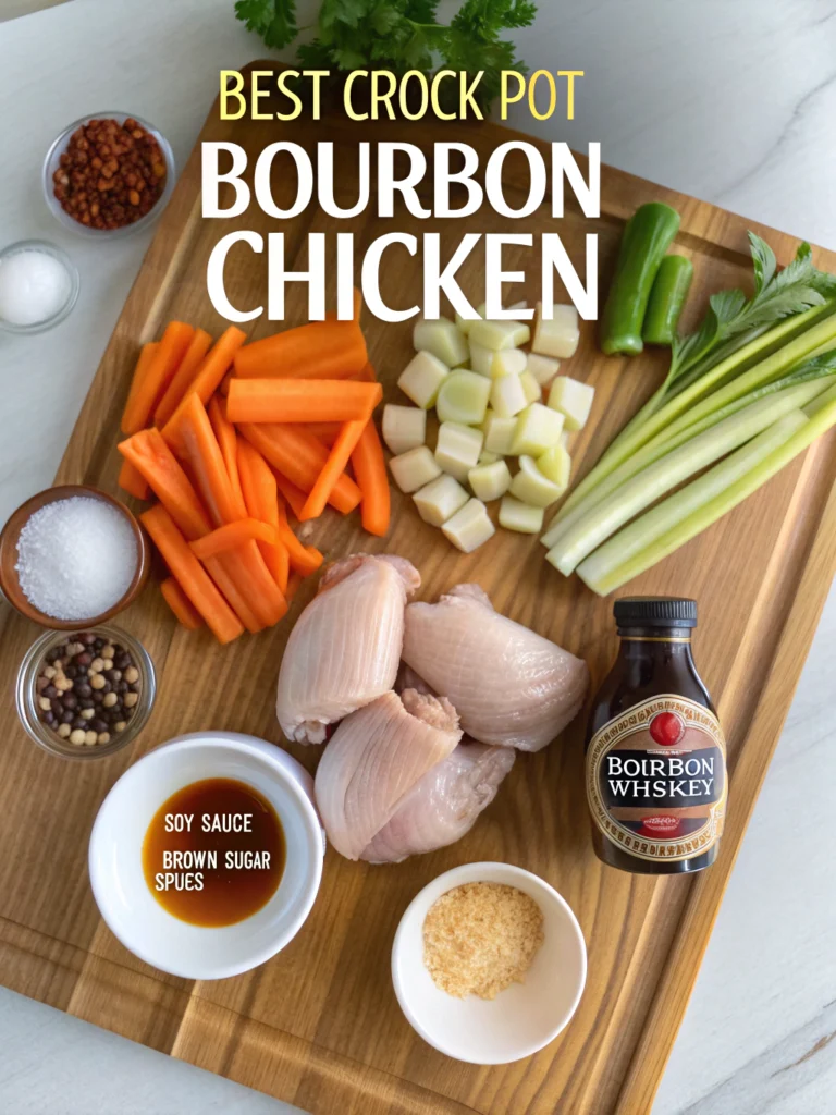 Best Crock Pot Bourbon Chicken for Sweet & Savory Dinners 1 Best Crock Pot Bourbon Chicken