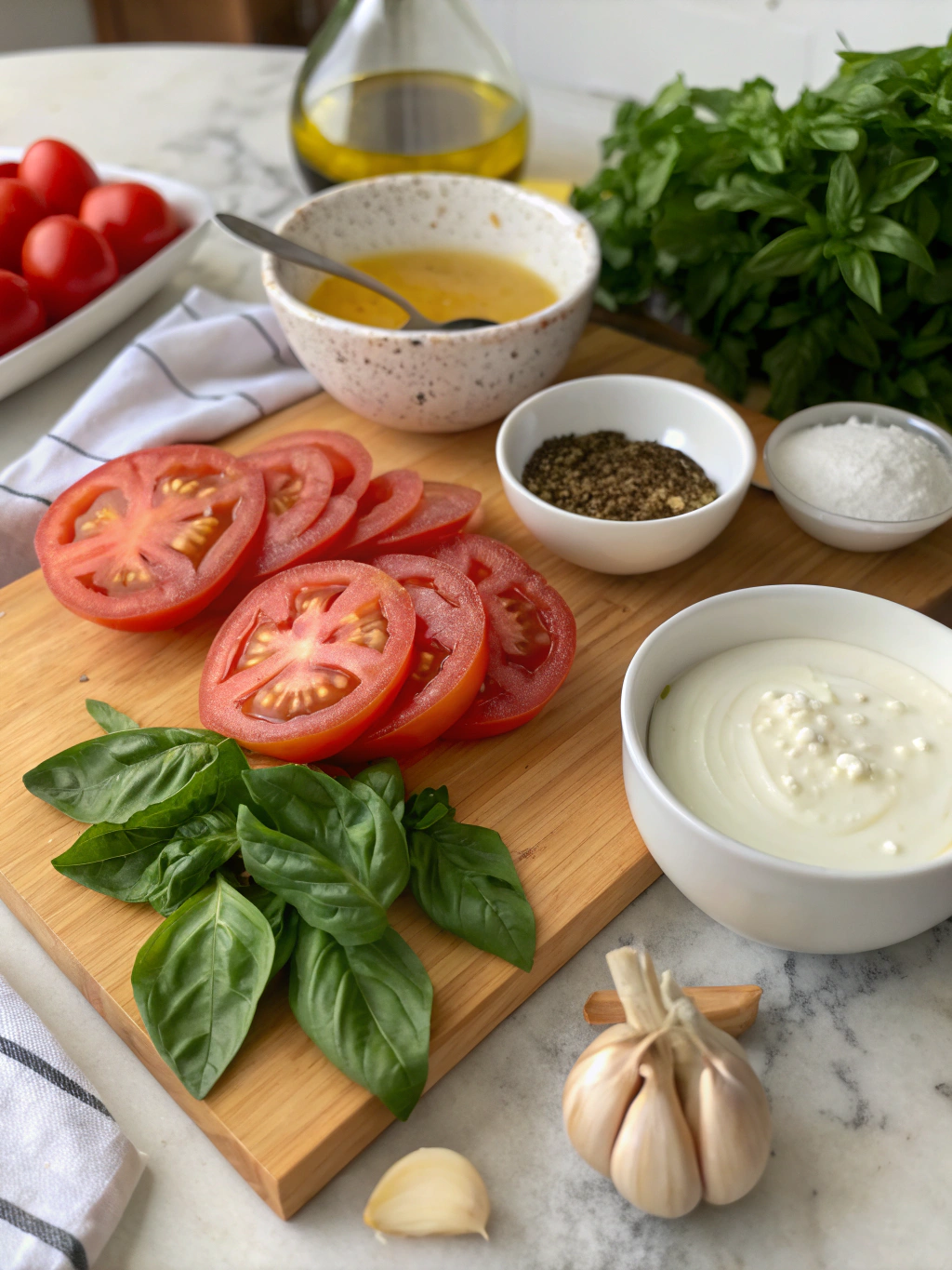 Creamy Roasted Tomato Basil Soup: Cozy & Comforting 1 Creamy Roasted Tomato Basil Soup ingredients