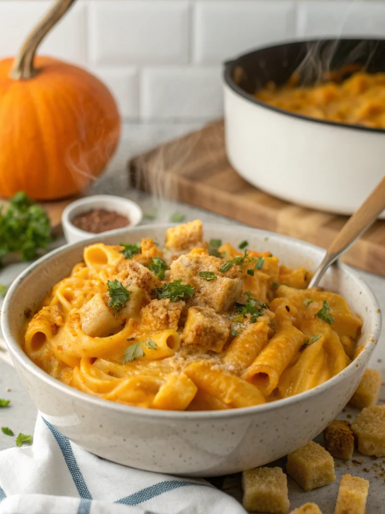 Cozy One-Pot Creamy Pumpkin Pasta 2 Cozy One-Pot Creamy Pumpkin Pasta