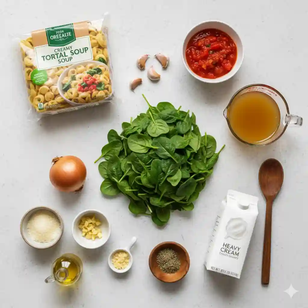 Viral TikTok Creamy Tortellini Soup 1 Viral TikTok Creamy Tortellini Soup