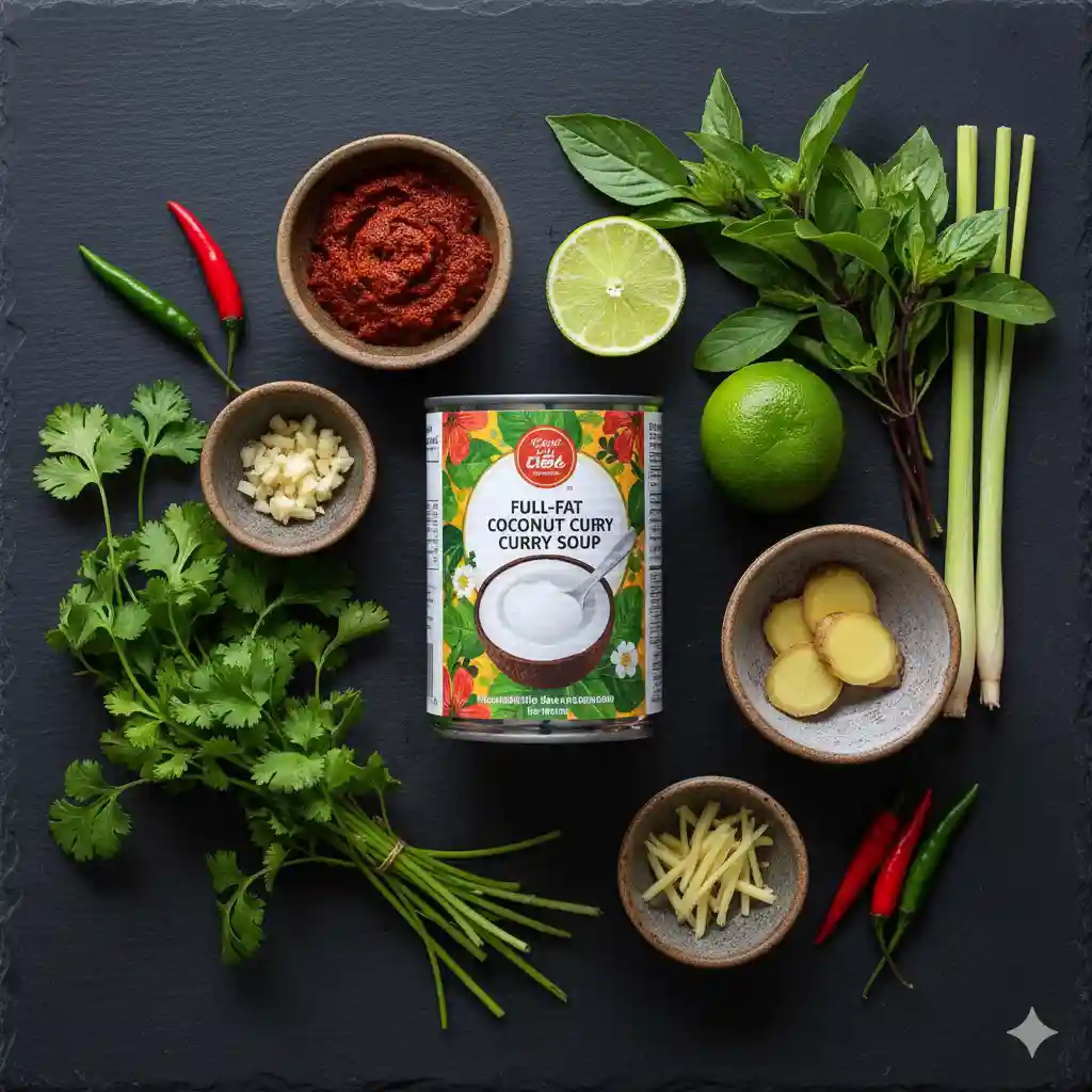 Thai Coconut Curry Soup