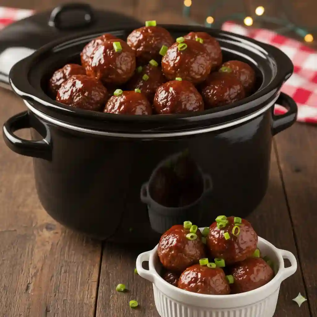 Slow Cooker BBQ Meatballs