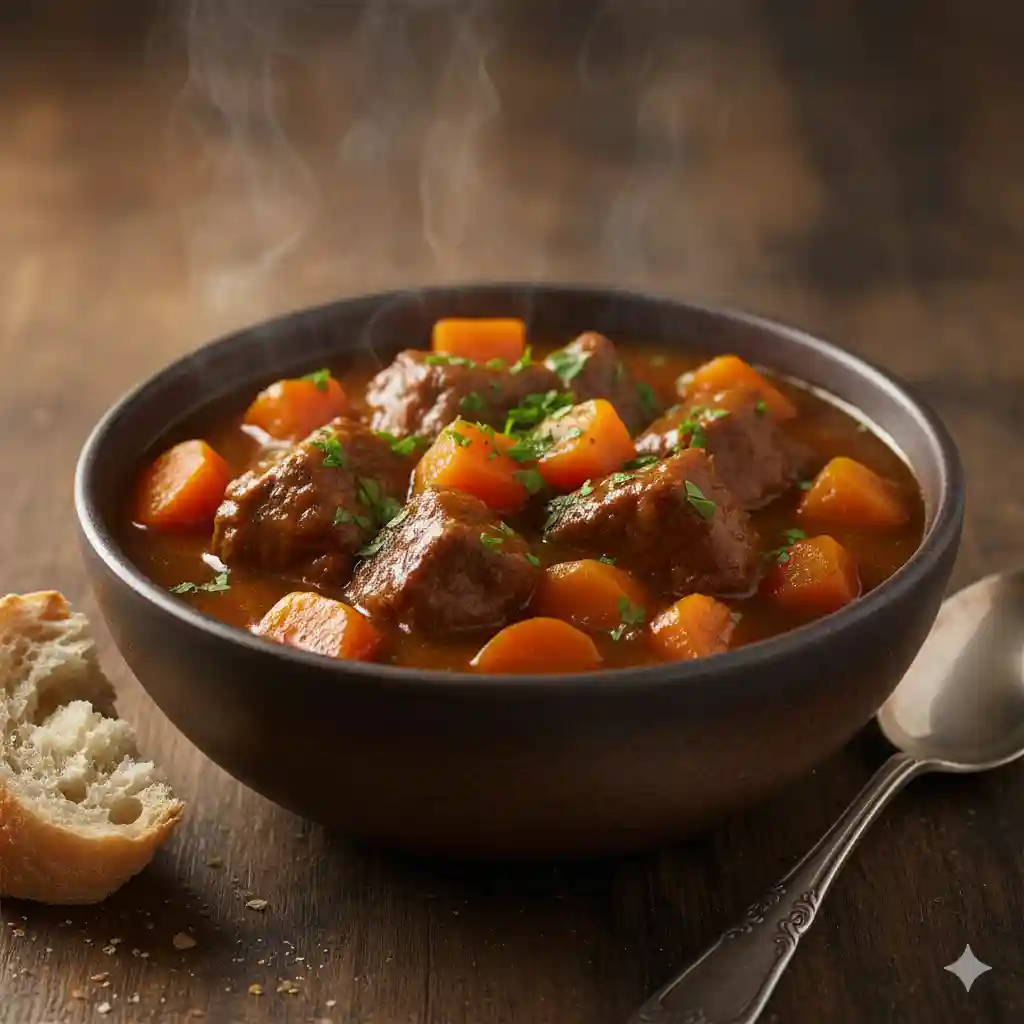 The Coziest One-Pot Meal: Hearty Slow Cooker Beef & Butternut Stew 2 Slow Cooker Beef & Butternut Stew