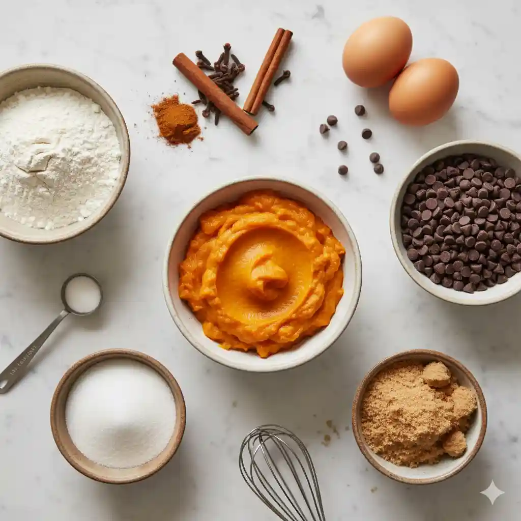 The Only Pumpkin Chocolate Chip Muffins Recipe You'll Need This Fall 1 Pumpkin Chocolate Chip Muffins