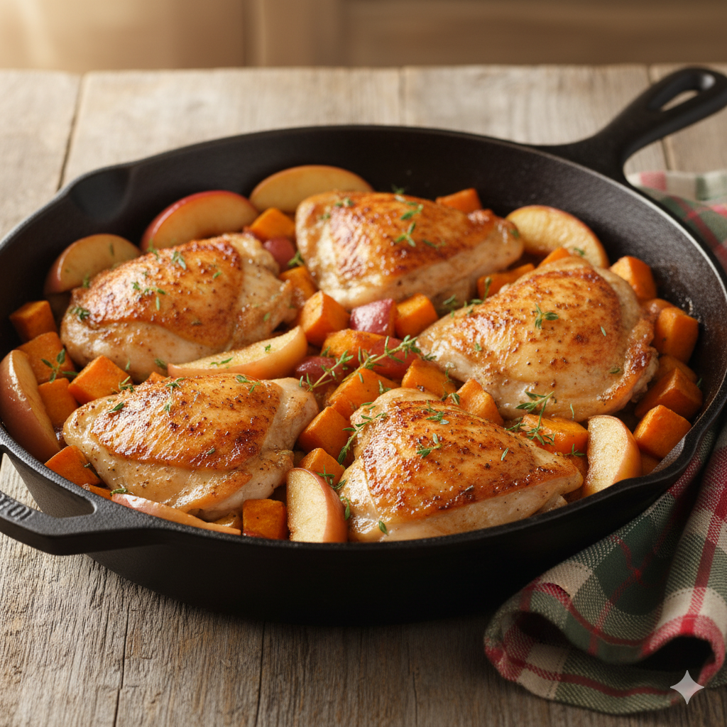 Harvest Chicken Apple Skillet