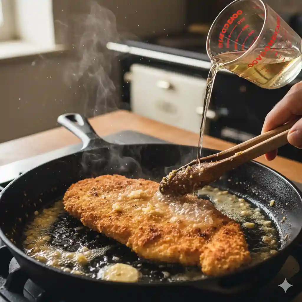 Easy Creamy Garlic Parmesan Crispy Chicken Recipe 9 Creamy Garlic Parmesan Crispy Chicken Recipe steps
