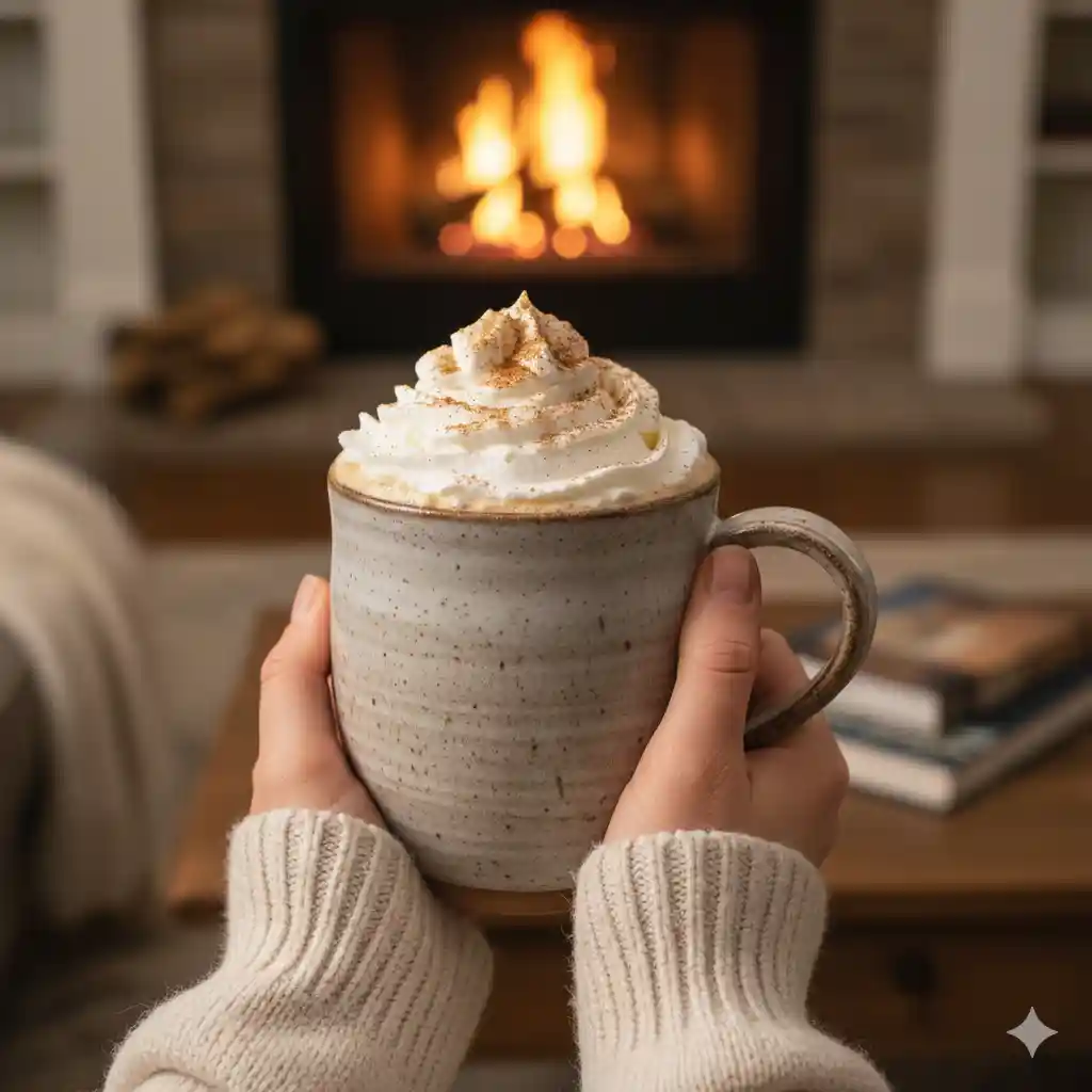 Pumpkin Spice White Hot Chocolate