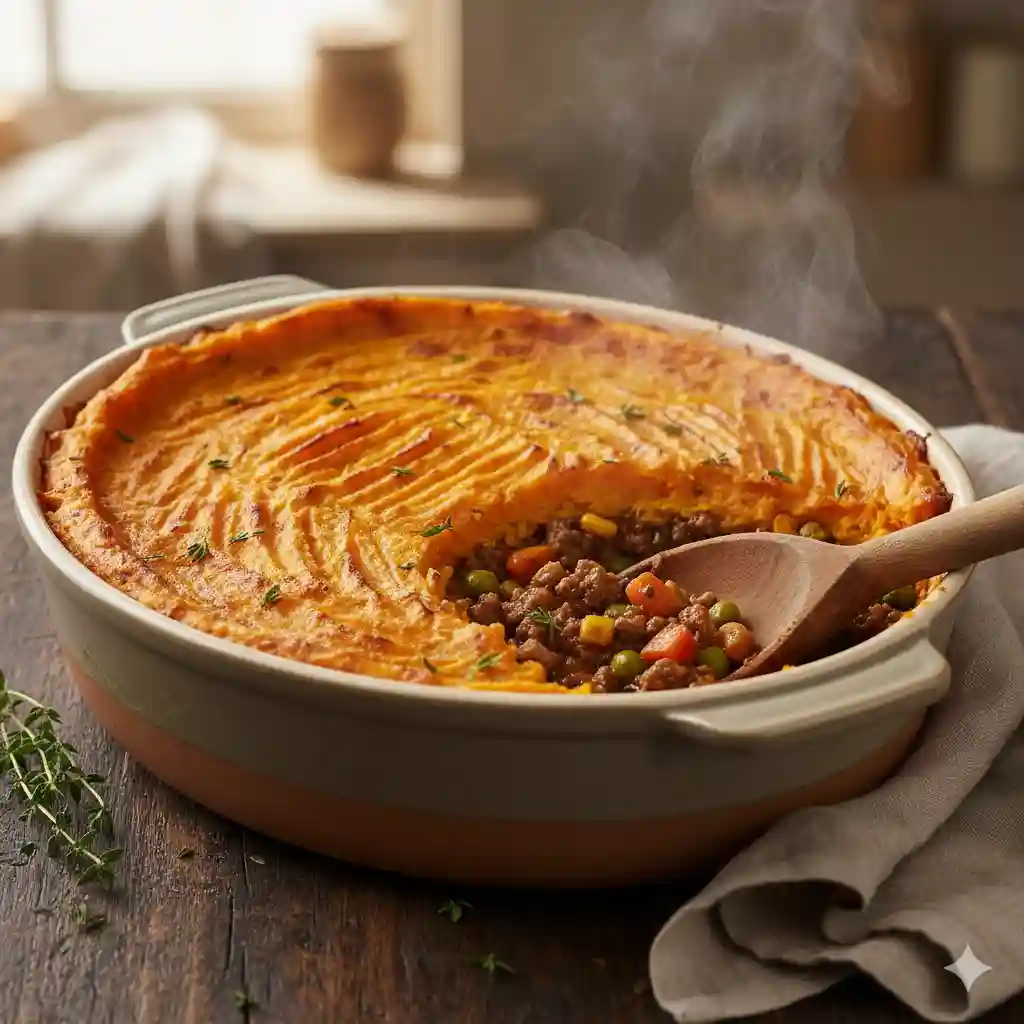 Comfort Food Perfected: A Classic Shepherd's Pie with a Sweet Potato Twist 2 Classic Shepherd's Pie with a Twist