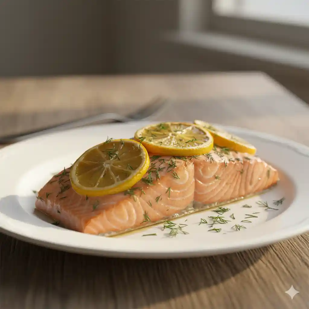 Salmon with Lemon and Dill