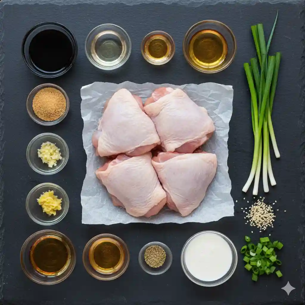 Homemade Teriyaki Chicken Thighs: Sweet & Savory Perfection 8 Homemade Teriyaki Chicken Thighs ingredients