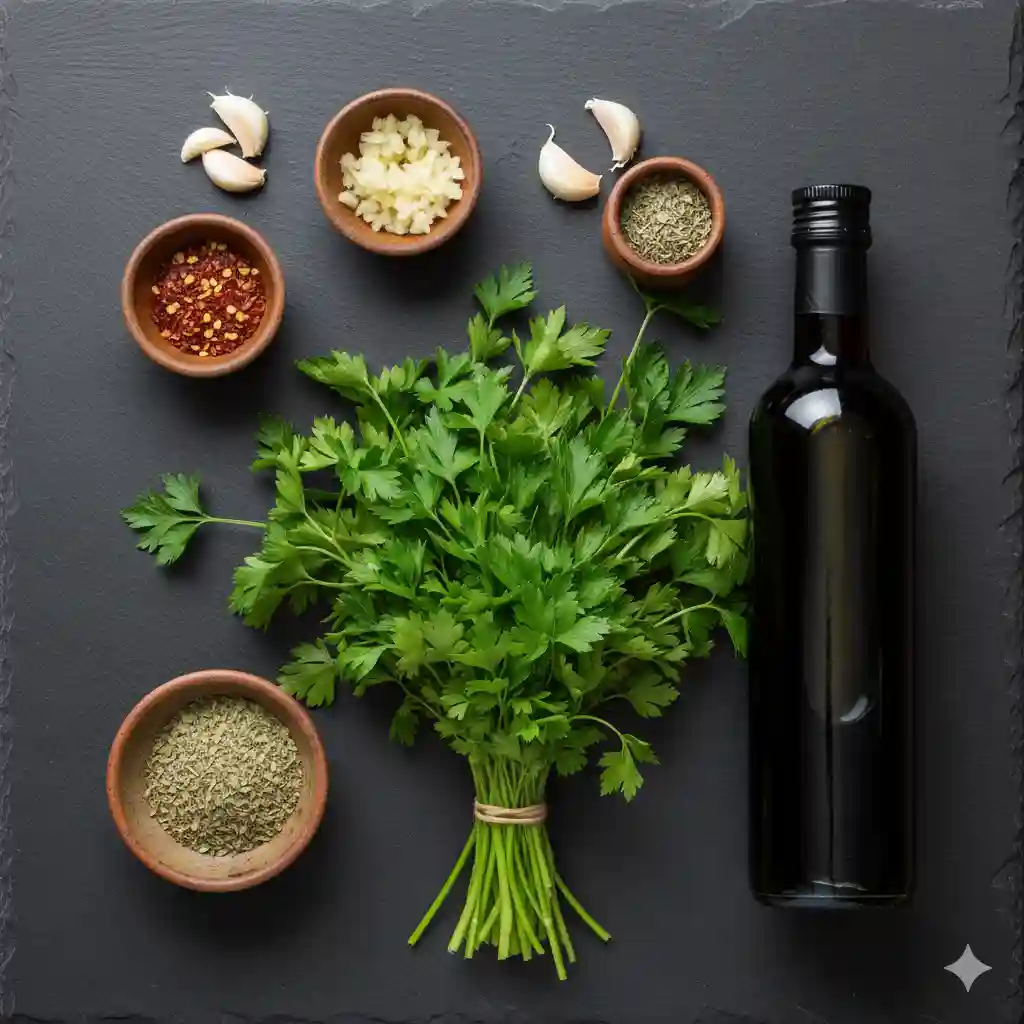Easy Chimichurri Sauce Recipe: Fresh & Zesty Argentine Classic 6 Chimichurri Sauce Recipe ingredients a