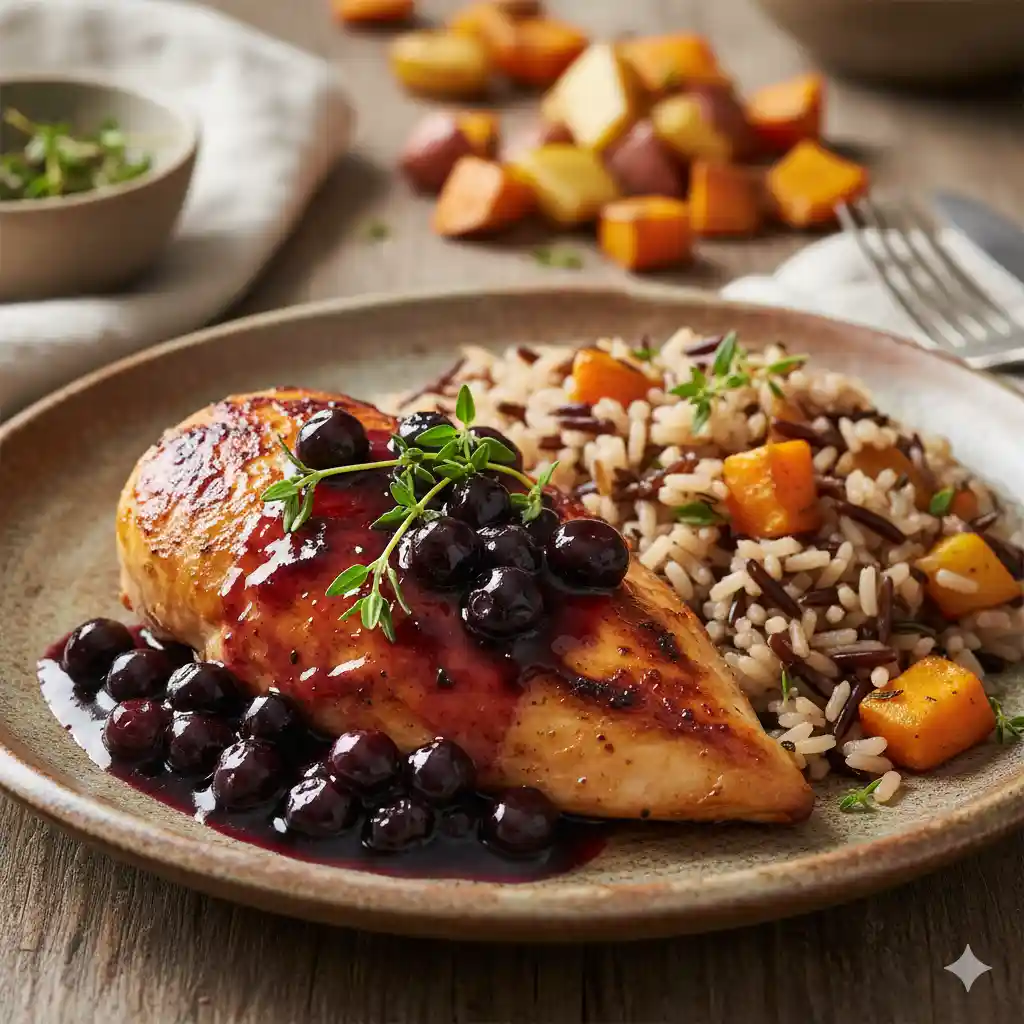 Healthy Chicken Recipe with Blueberries for Dinner 10 Chicken Recipe with Blueberries