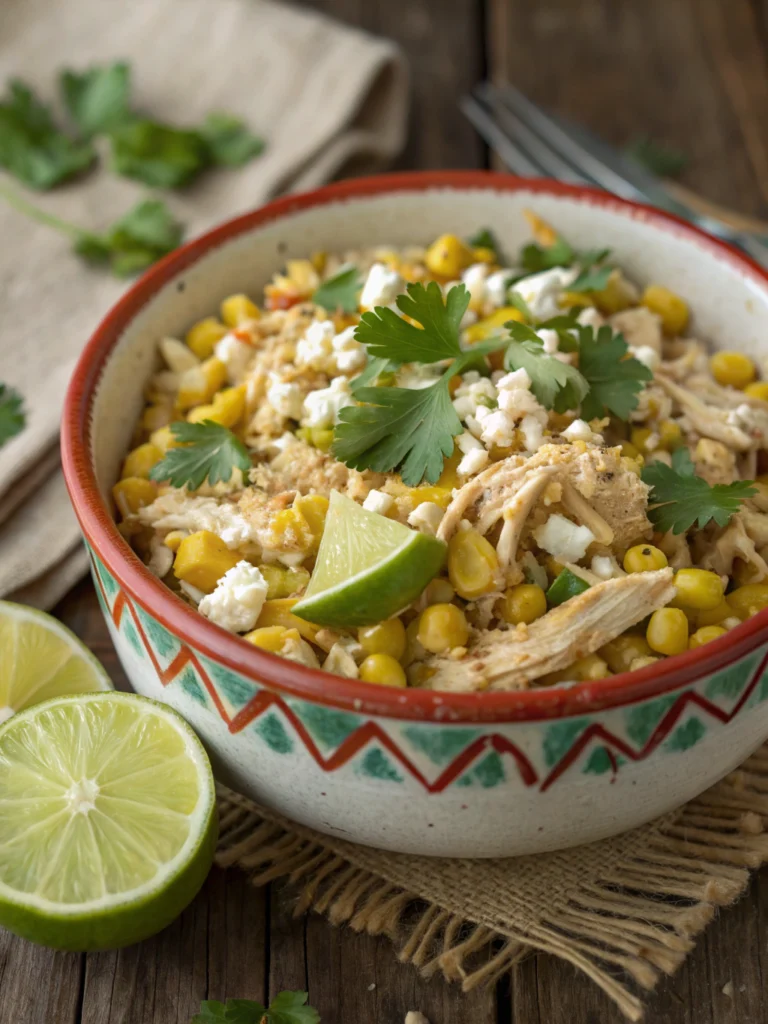 Slow Cooker Street Corn Chicken - The Comfort Spoon 2 Slow Cooker Street Corn Chicken