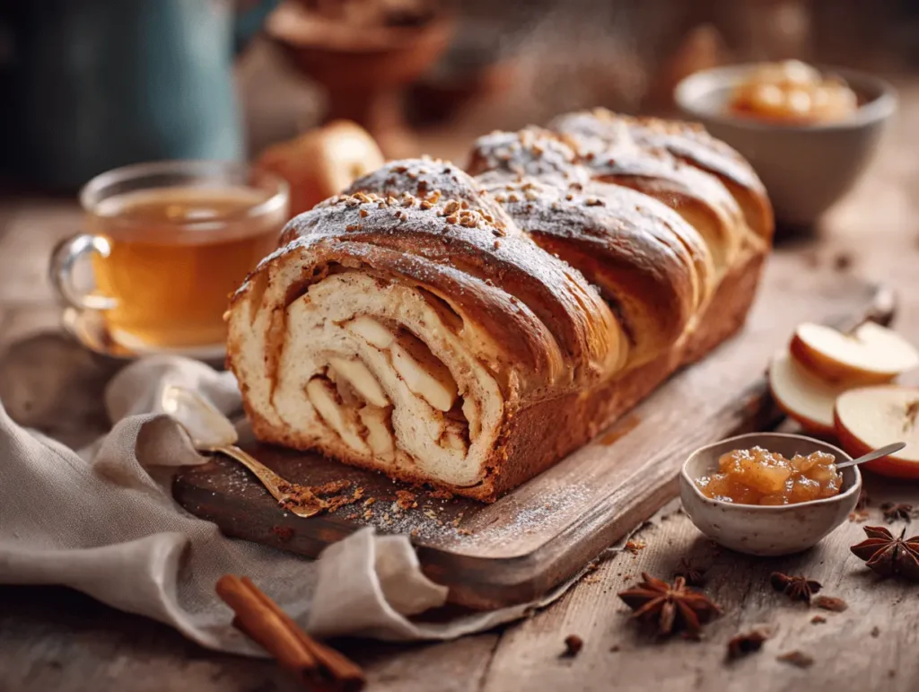 Chai Apple Babka: A Delicious Twist on a Classic Bread 1 Chai apple babka recipe golden brown braided sweet bread