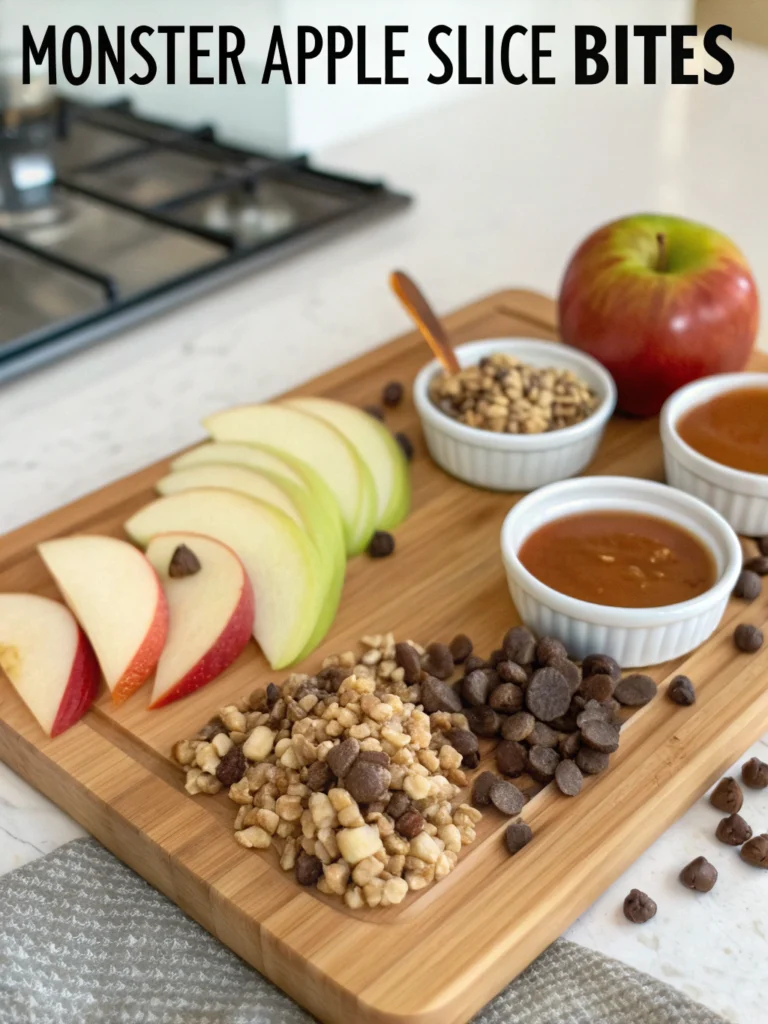 Monster Apple Slice Bites: A Fun & Healthy Halloween Snack 1 Monster Apple Slice Bites ingredients