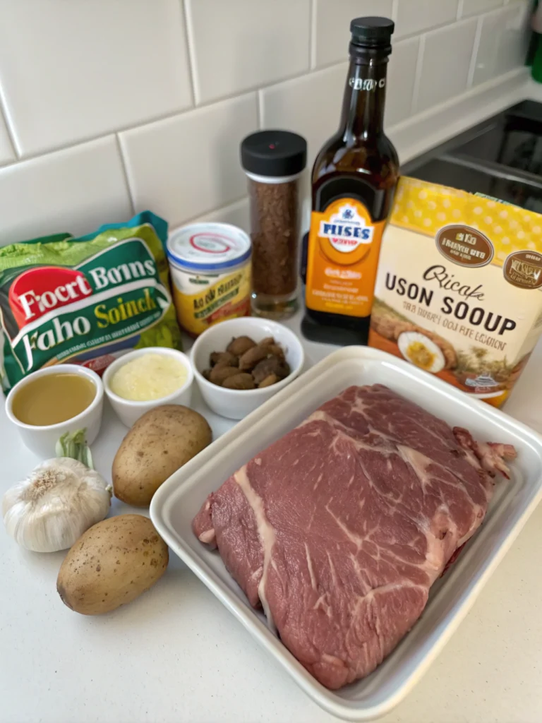 Mississippi Pot Roast (Viral Recipe) ingredients
