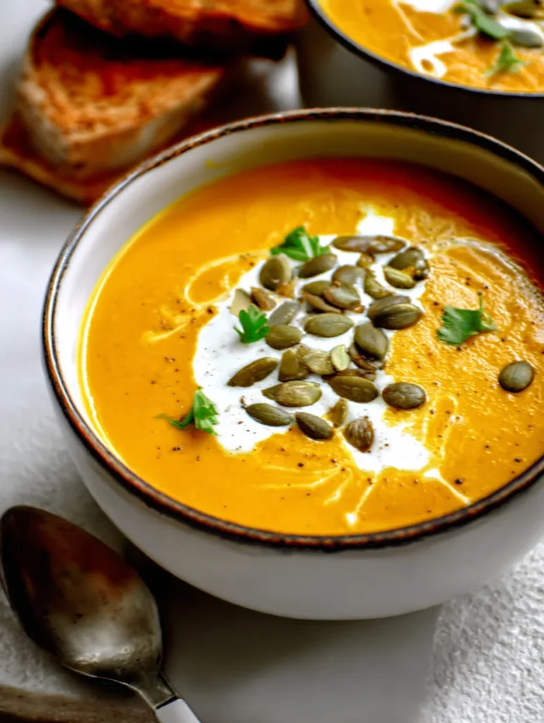 Easy Pumpkin Soup That’s Ready in 30 Minutes . 1 easy-pumpkin-soup