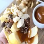 caramel apple nachos