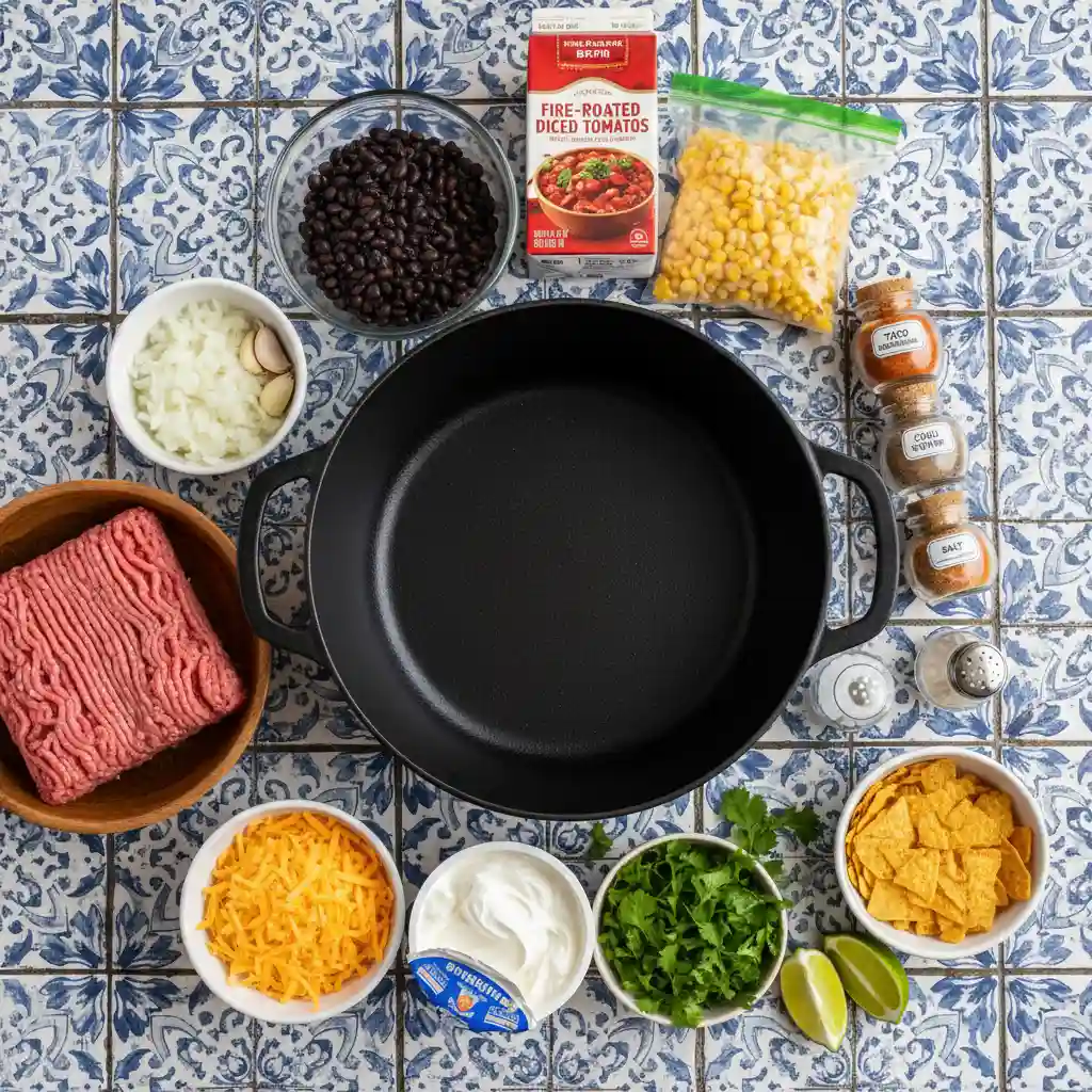 Spicy Ground Beef Taco Soup: A Quick and Spicy One-Pot Meal 2 Spicy Ground Beef Taco Soup