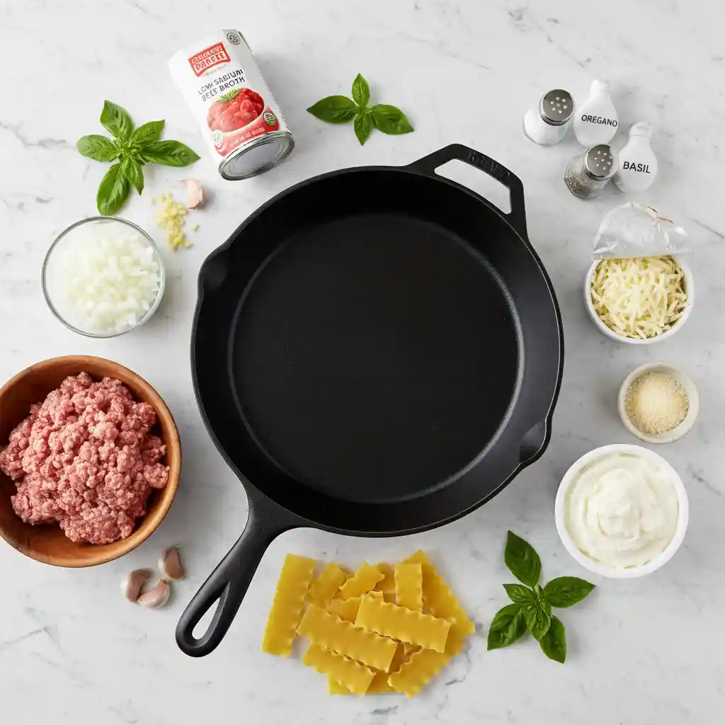 Weeknight Lasagna Soup Skillet: A Quick and Cozy One-Pan Meal 2 Weeknight Lasagna Soup Skillet