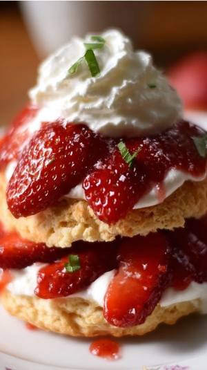 Strawberry Shortcake: Sweet and Simple Sensation for Sunny Days! 6 Strawberry Shortcake