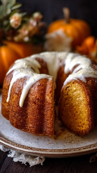 Pumpkin Cream Cheese Bundt Cake