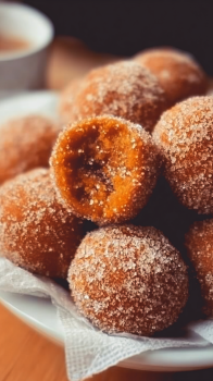 Pumpkin Donut Holes