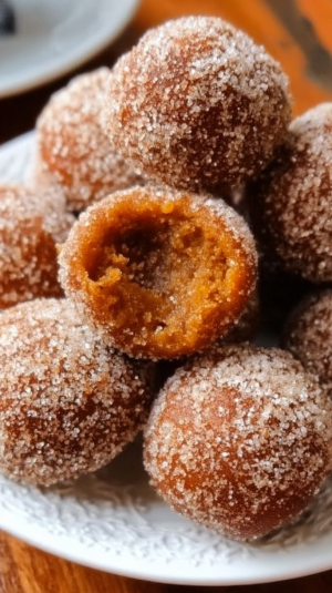 Pumpkin Donut Holes