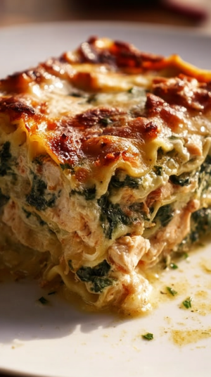 Chicken Spinach Lasagna