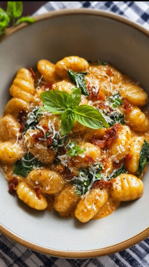 Creamy Tuscan Gnocchi