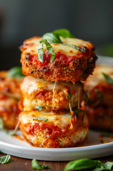 Italian Chicken Parmesan Mini Meatloaf