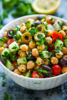 Mediterranean Chickpea Salad