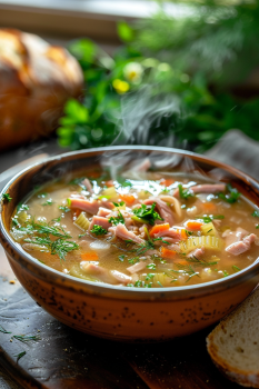 Simple Ham Bone Soup