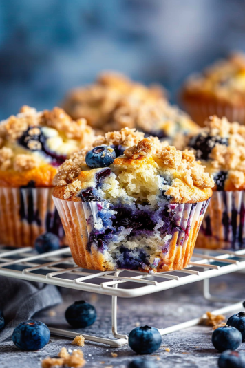 Bakery-Style Blueberry Muffin Recipe: Tall, Fluffy Peaks of Berry Bliss 8 Bakery-Style Blueberry Muffin Recipe