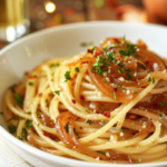 Caramelized Onion Pasta with Chili Oil Recipe: Sweet, Spicy Comfort in a Bowl 8 lion0725 a tall vertical photograph of caramelized onion pasta e5309f50 422e 4a76 8242 8c4d41a7ed01 150x150 1