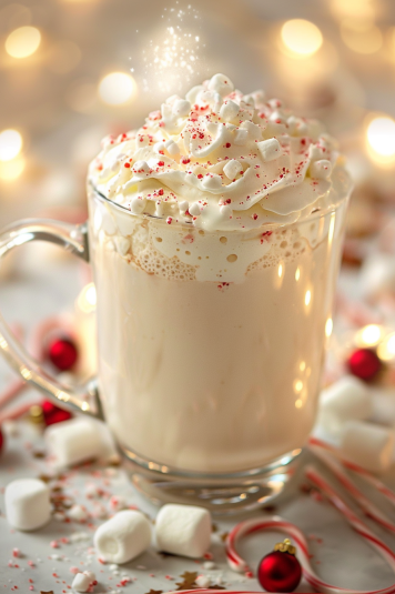 White hot chocolate Christmas recipe